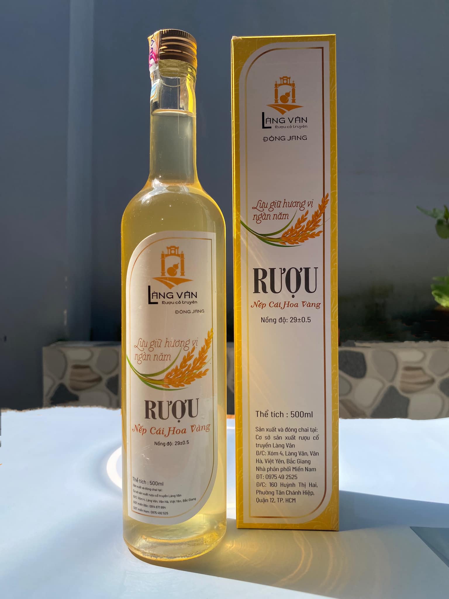 chai ruou lang van 500ml