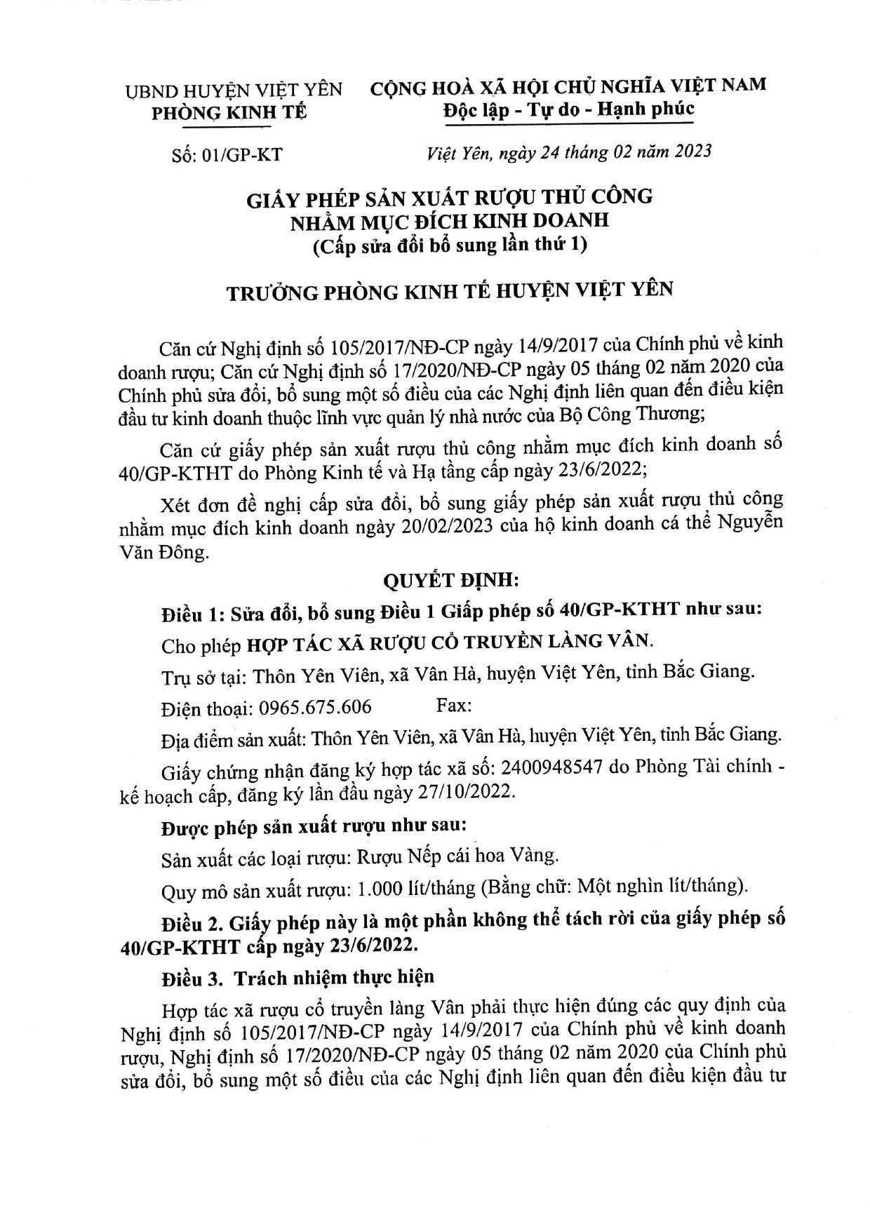 giay phep san xuat ruou thu cong